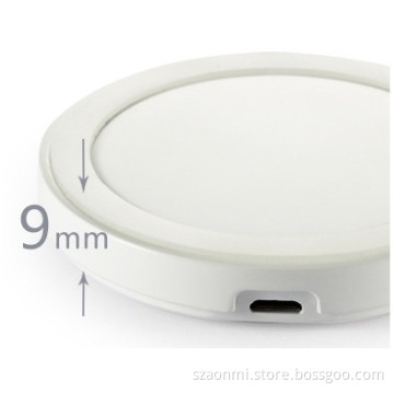 Multicolor Mini Portable Cylindrical Wireless Charger